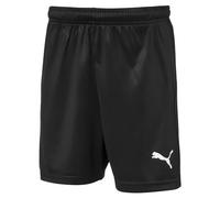 Puma Liga Core Football Jr, Pantaloncini Unisex-Bambini, Nero Black White, 128
