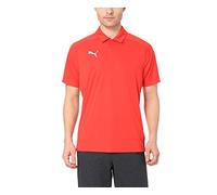 PUMA Liga Sideline Polo, Uomo, Rosso (Red/White), L