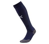PUMA Liga Socks, Calzettoni Calcio Unisex, Blu (Peacoat/Puma White), 3