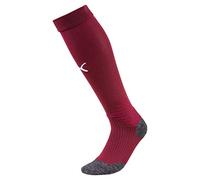 PUMA Liga Socks, Calzettoni Calcio Unisex, Rosso (Cordovan/Puma White), 2