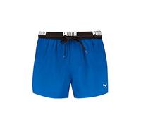 PUMA Logo Short Pantaloncini, Blu Acceso, L Uomo