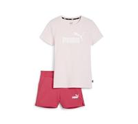 PUMA Logo Tee & Shorts Set G, Tuta Sportiva Bambine e Ragazze, Whisp of Pink, 176