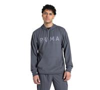 PUMA M CLOUDSPUN Branded Hoodie, Felpe con Cappuccio Unisex - Adulto, Galactic Gray,