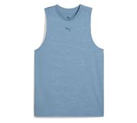 Puma Canotta Cloudspun Emboss Cool Blue da Uomo S Celeste