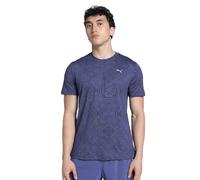 PUMA M Move CLOUDSPUN AOP Tee, Magliette Unisex - Adulto, Blue Crystal,
