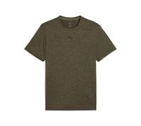 PUMA M TAD Essentials Heather Cat Tee (CF Small Cat), Magliette Unisex - Adulto, Loden Green Heather,
