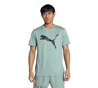 Puma M TAD Essentials Solid Cat Tee (CF Big Cat), Magliette Unisex - Adulto, Green Moon,