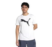 Puma M TAD Essentials Solid Cat Tee (CF Big Cat), Magliette Unisex - Adulto, Puma White,