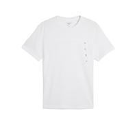 PUMA M TAD Tech Triblend Tee, Magliette Unisex - Adulto, PUMA White,