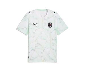 PUMA Maglia Away Austria 2026 da Uomo XXL, White Mint Melt Green