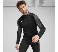 PUMA Maglia con zip corta individualLIGA da uomo, Abbigliamento, Nero/Bianco/Shadow Grigio, L L