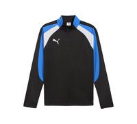 PUMA Maglia con zip corta individualLIGA da uomo, Sport, Nero/Bianco/Ultra Blu, XL XL