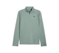 PUMA Maglia con zip corta TAD TECH in tessuto misto da uomo, Performance, Verde Moon, S S