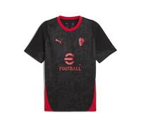 PUMA Maglia da allenamento AC Milan da uomo, Sport, Nero/Rosso, XS XS