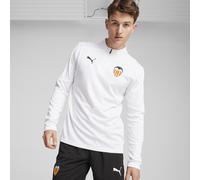 PUMA Maglia da allenamento con zip a un quarto Valencia CF da uomo, Abbigliamento, Bianco, L L