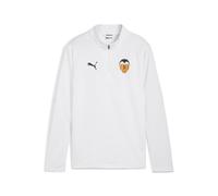 PUMA Maglia da allenamento con zip a un quarto Valencia CF per ragazzi, Abbigliamento, Bianco, 5-6Y 5-6Y