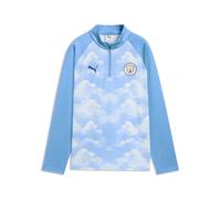Puma Felpa Con Zip Junior Prepartita Manchester City Fc 26/27 Warm Up