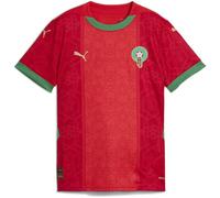 PUMA Maglia da bambino Marocco Home 2025 Juniors, rosso/verde., 11-12 Years