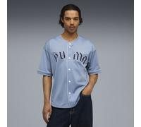PUMA Maglia da baseball oversize da uomo, Abbigliamento, Blu, S S