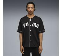 PUMA Maglia da baseball oversize da uomo, Abbigliamento, Nero, XL XL