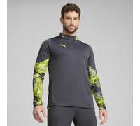 PUMA Maglia da calcio con zip corta IndividualCUP da uomo, Abbigliamento, Galactic Grigio, XL XL