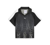 Puma Maglia da Calcio da Donna T7 Leo Luxe Relaxed, Nero - Stampa all Over Ah25, M