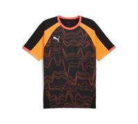 PUMA Maglia da calcio grafica IndividualLIGA da uomo, Sport, Nero/Glowing Rosso, XS XS