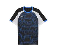 PUMA Maglia da Calcio Grafica IndividualLIGA da Uomo XL, Black White Ultra Blue