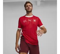 PUMA Maglia da calcio in jersey gara Home Svizzera 2024 da uomo, Abbigliamento, Rosso, XS XS