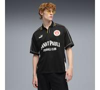 PUMA Maglia da calcio retrò FC St. Pauli da uomo, Abbigliamento, Nero, S S
