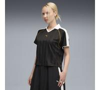 PUMA Maglia da calcio T7 dal taglio morbido da donna, Abbigliamento, Nero, XS XS