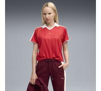 PUMA Maglia da calcio T7 dal taglio morbido da donna, Abbigliamento, Rosso, S S