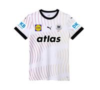 PUMA Maglia da pallamano in jersey gara Home Germania 2025 da donna, Abbigliamento, Bianco/Nero, XL XL