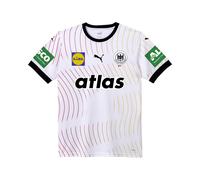 PUMA Maglia da pallamano in jersey gara Home Germania 2025 da uomo, Abbigliamento, Bianco/Nero, XXL XXL