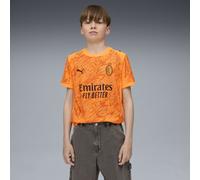 PUMA Maglia da portiere AC Milan 25/26 per ragazzi, Abbigliamento, Heat Fire/Nero, 7-8Y 7-8Y