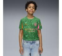 PUMA Maglia da portiere Manchester City 25/26 per ragazzi, Abbigliamento, Archive Verde/Heat Fire, 11-12Y 11-12Y