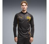 PUMA Maglia da riscaldamento con zip Borussia Dortmund da uomo, Accessori, Nero, S S