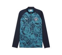 Puma Manchester City Fc 25/26 Pre Match Long Sleeve T-shirt Blu M Uomo