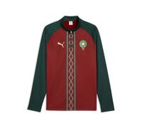 PUMA Maglia da riscaldamento con zip Marocco da uomo, Accessori, Rosso, L L