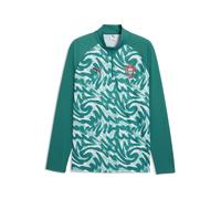 PUMA Maglia da riscaldamento con zip Portogallo da uomo, Accessori, Verde, XL XL