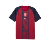 PUMA Maglia da riscaldamento Repubblica Ceca da uomo, Accessori, Rosso, XS XS