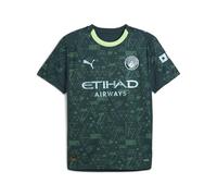 Puma Manchester City Fc 25/26 Replica Fourth Short Sleeve T-shirt Verde S Uomo