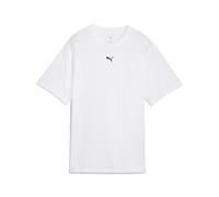 Puma Maglietta Ess Relaxed Unisex vestibilità comoda Bianco XS