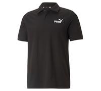 Polo Puma Pique Essentials manica corta nero bianco - L