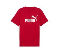 PUMA Maglia funzionale 'Essentials No. 1' rosso sangue / bianco Uomo PUMA XL rosso sangue / bianco