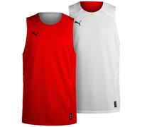 PUMA Maglia funzionale 'Hoops Team Reverse' rosso / nero / bianco Uomo PUMA L