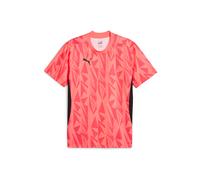 PUMA Maglia funzionale 'Individual Final Forever Faster' corallo / rosso / nero Donna PUMA S