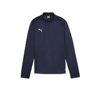PUMA teamGOAL Training 1/4 Zip Top Jr, Slim Fit Unisex Kids, Navy Bianco-Profondo Blu, 164
