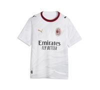 PUMA Maglia gara Away AC Milan 26/27 per ragazzi, Accessori, Bianco, 5-6Y 5-6Y