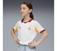 PUMA Maglia gara Away Galatasaray SK 25/26 per ragazzi, Abbigliamento, Bianco/Intense Arancione, 5-6Y 5-6Y